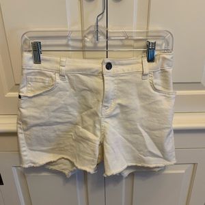 Cat & Jack Girls White Denim Shorts